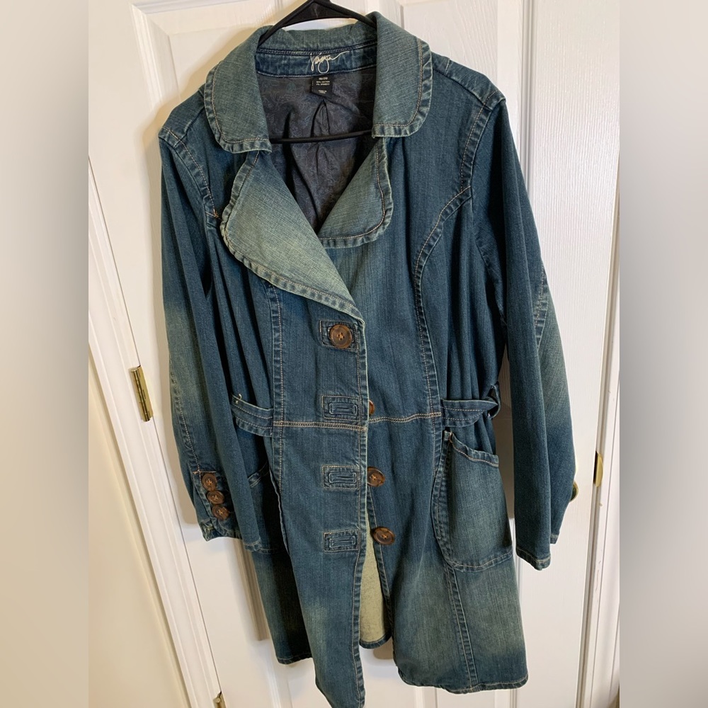 Venezia Denim Trench Coat